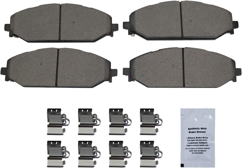 HUSCH D2179 Front Ceramic Brake Pads Kit Fit For Jeep Wagoneer 2022-2022, For Ram 1500 2019-2022 - Image 2